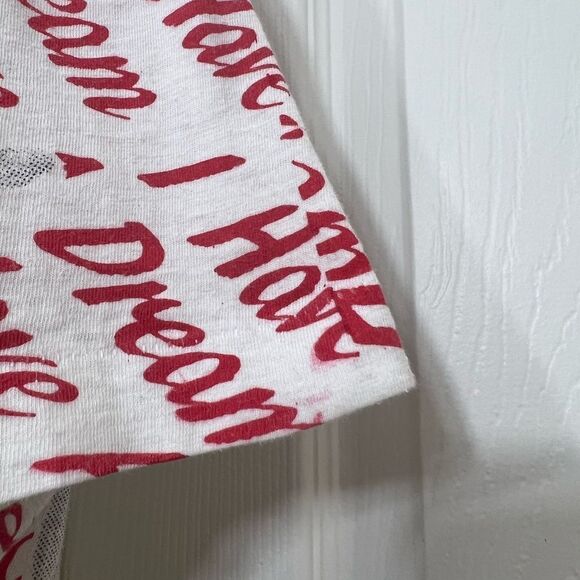 Vintage 1990 Martin Luther King "I Have A Dream" Tee Cotton Single Stitch XL - Picture 11 of 15